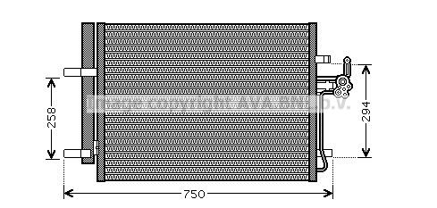 AVA QUALITY COOLING kondensatorius, oro kondicionierius FDA5428D